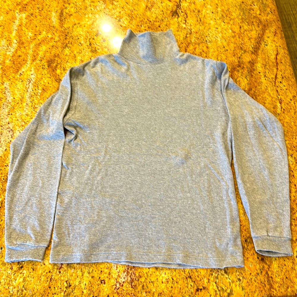 GAP BIG BOYS GRAY COTTON TURTLENECK  IN XL